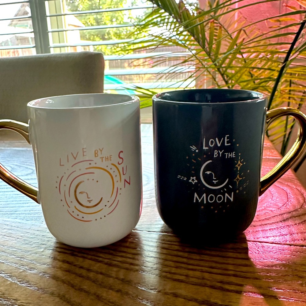 Celestial coffee cup set